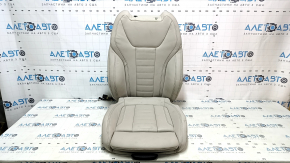 Driver's seat BMW X3 G01 18-21 beige leather, heated, dry-cleanable, dents, contact with water