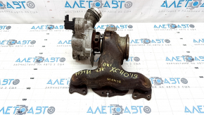 Turbocharger with manifold Volvo XC40 19-22 47k contact with water