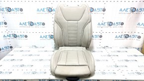 BMW X3 G01 18-21 driver's seat upholstery beige leather, heated, dry-cleanable, dents, contact with water