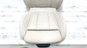 BMW X3 G01 18-21 driver's seat upholstery beige leather, heated, dry-cleanable, dents, contact with water