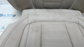 BMW X3 G01 18-21 driver's seat upholstery beige leather, heated, dry-cleanable, dents, contact with water