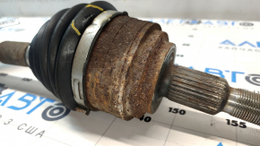 Drive half shaft front right Ford Escape MK4 20-24 1.5T FWD rusty, outer CV joint boot torn