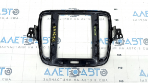 Front panel trim monitor frame Volvo XC40 19-25 black gloss, broken mount, scratches
