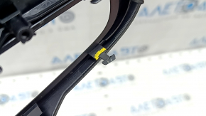 Front panel trim monitor frame Volvo XC40 19-25 black gloss, broken mount, scratches