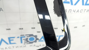 Front panel trim monitor frame Volvo XC40 19-25 black gloss, broken mount, scratches