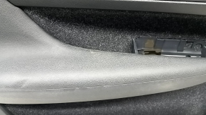 Door trim card front left Volvo XC40 19-25 black, armrest leather black, with overlay black-gray, Harman Kardon, with arm, backlight, dent, for cleaning