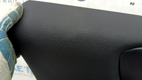 Door trim card front left Volvo XC40 19-25 black, armrest leather black, with overlay black-gray, Harman Kardon, with arm, backlight, dent, for cleaning