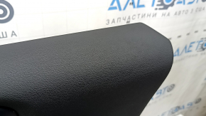 Door trim card front right Volvo XC40 19-25 black, armrest leather black, with overlay black-gray, Harman Kardon, with arm, backlight, dents, scratches, for cleaning