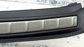 Volvo XC40 19-25 black boot opening trim with chrome mouldings, scratches on chrome
