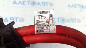 Positive battery cable through the entire body of BMW X3 G01 18-21