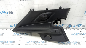 Upper left rear pillar trim Volvo XC40 19-25 black under speaker, scratches