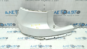 Rear bumper bare left Volvo XC40 19-25 white, rubbed