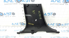 Center pillar trim lower right Volvo XC40 19-25 black, scratches