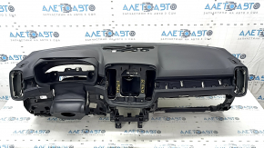 Torpedo front panel with AIRBAG Volvo XC40 19-25 black, with instrument panel frame, rusty squib