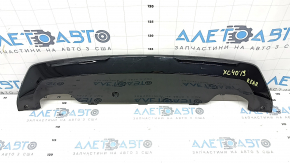 Rear Bumper Lip Cover Volvo XC40 19-25 R-Design, Ultimate, Gloss Black, Scratches