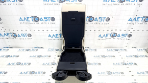 Armrest of the rear row of seats 2 row Mercedes C-class W205 15-18 beige leather, dry-cleanable
