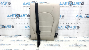 Rear row of seats 2nd row upper part left Mercedes C-class W205 15-18 beige leather, with belt, for cleaning