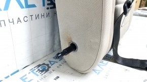 Rear row of seats 2nd row upper part left Mercedes C-class W205 15-18 beige leather, with belt, for cleaning