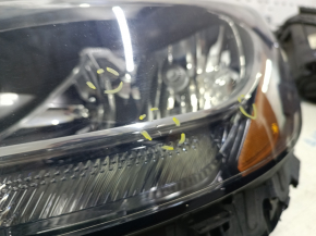 Front left headlight complete Mercedes C-class W205 15-18 halogen, with seal