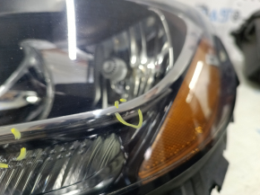 Front left headlight complete Mercedes C-class W205 15-18 halogen, with seal