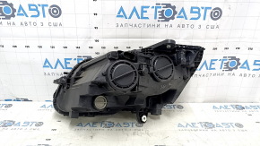 Front right headlight complete Mercedes C-class W205 15-18 halogen, with seal, sand