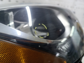 Front right headlight complete Mercedes C-class W205 15-18 halogen, with seal, sand