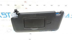 Left visor Mercedes C-class W205 15-17 black, without hook