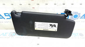 Left visor Mercedes C-class W205 15-17 black, without hook