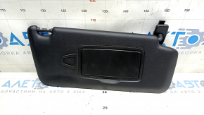 Right visor Mercedes C-class W205 15-17 black, without hook