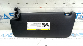 Right visor Mercedes C-class W205 15-17 black, without hook