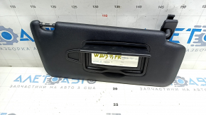 Right visor Mercedes C-class W205 15-17 black, without hook