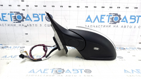 Left side mirror complete Mercedes C-class W205 15-18 turn signal, heated, auto-dimming, BSM, 10+8+2