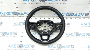 Steering wheel bare Volvo XC40 19-22 leather black with heating under petals, R-Design, scratch, for cleaning