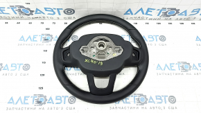 Steering wheel bare Volvo XC40 19-22 leather black with heating under petals, R-Design, scratch, for cleaning