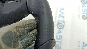 Steering wheel bare Volvo XC40 19-22 leather black with heating under petals, R-Design, scratch, for cleaning