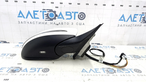 Right side mirror complete Mercedes C-class W205 15-18 turn signal, heated, BSM, 8+8+1 pins, white