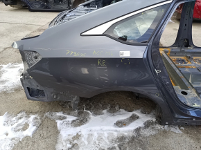 Quarter wing rear right Honda Accord 18-22 on the body, graphite, bumps