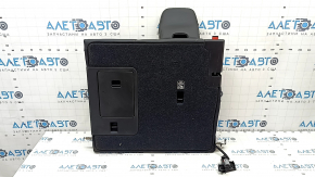Backrest of the rear row 2 row right Volvo XC40 19-25 combined leather with Alcantara, black with white stitching, scratches on the lining