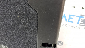 Backrest of the rear row 2 row right Volvo XC40 19-25 combined leather with Alcantara, black with white stitching, scratches on the lining