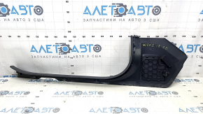 Door sill trim front right inner Mercedes C-class W205 15-21 black