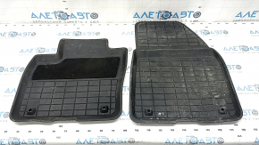 Set of floor mats Volvo XC40 19-25 rubber black, for cleaning