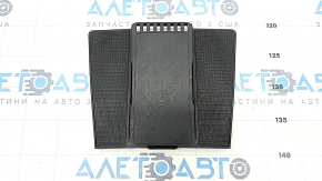Front center console mat Volvo XC40 19-25 rubber black, scratches