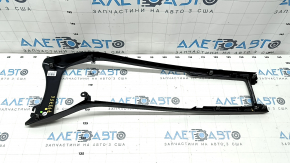 Upper center console trim Volvo XC40 19-25 black, with backlight, backlight mount broken