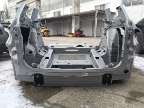 Rear panel BMW X3 G01 18- 2 parts, on the body, silver