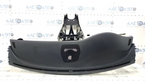Torpedo front panel with AIRBAG Mercedes C-class W205 15-18 without projection, black, beige overlays