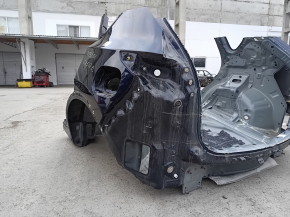 Quarter wing rear left Mazda CX-5 17-24 on the body, blue, pokes