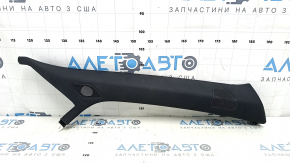 Front pillar trim right Audi Q5 80A 18-24 black, under tweeters, crack in mount