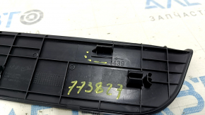 Door sill trim front outer right Hyundai Elantra AD 17-20 black, broken fasteners