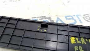 Door sill trim front outer right Hyundai Elantra AD 17-20 black, broken fasteners