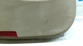 Door trim card rear left Mercedes C-class W205 15-18 beige leather, wood insert, beige leather armrest, black top, with handle and pads, for cleaning